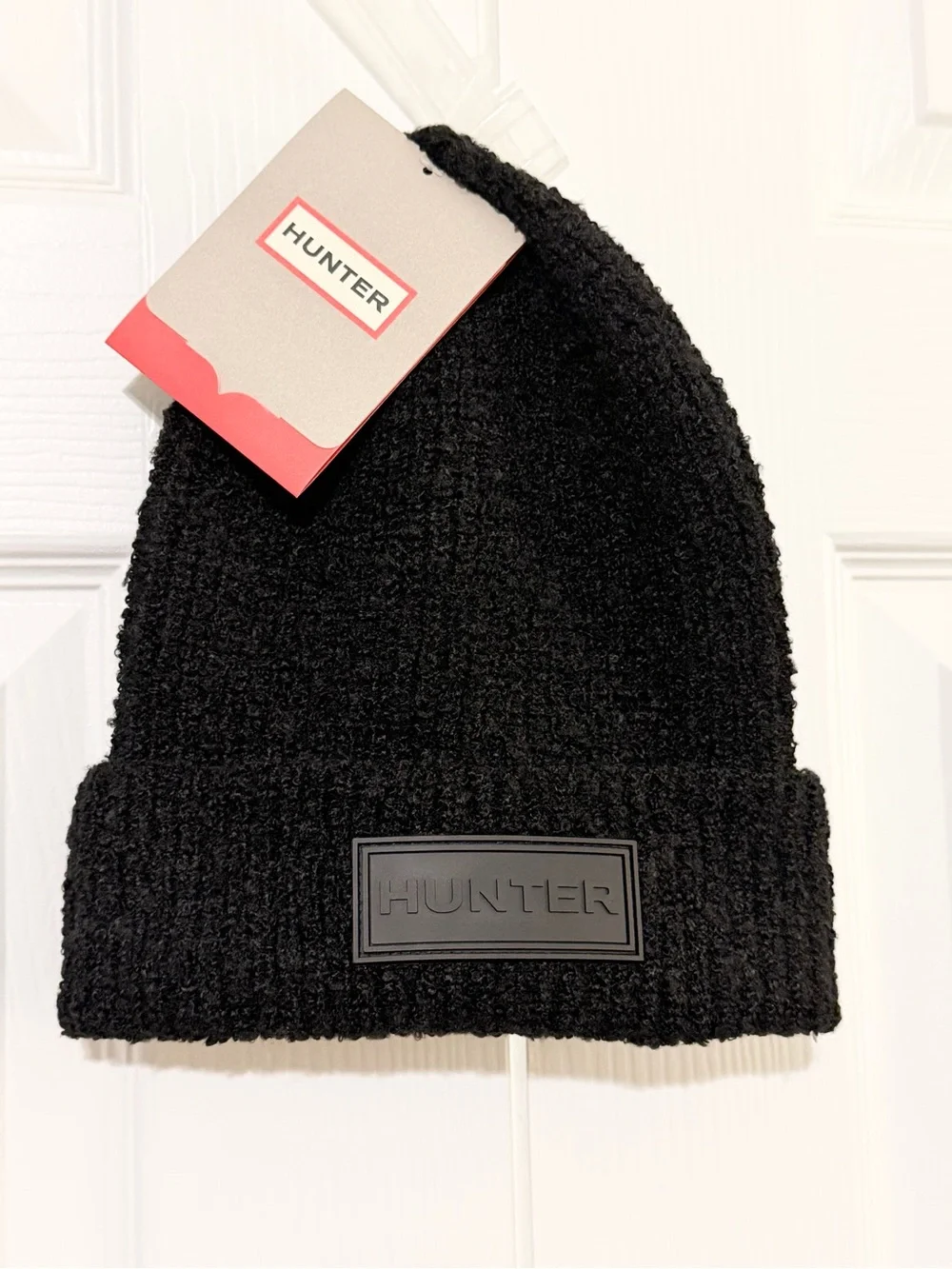Hunter Black Knit Beanie